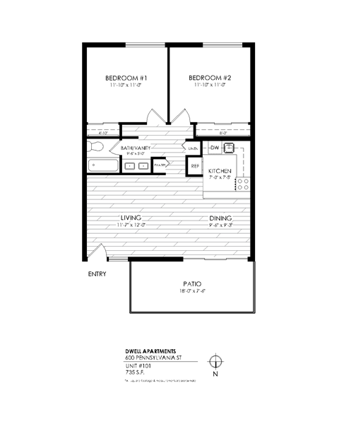 600 & 624 Pennsylvania Street Studio-2 Beds Apartment for Rent - Photo Gallery 16